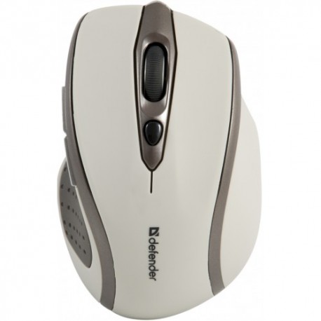 Мышь беспроводная оптическая defender safari mm-675 nano,USB,4кн+1колесо-кн. бежевый,52677 (4714033526777)